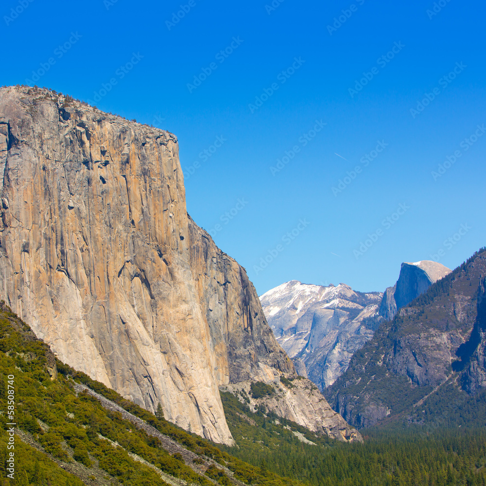 Yosemite el Capitan in California National Parks