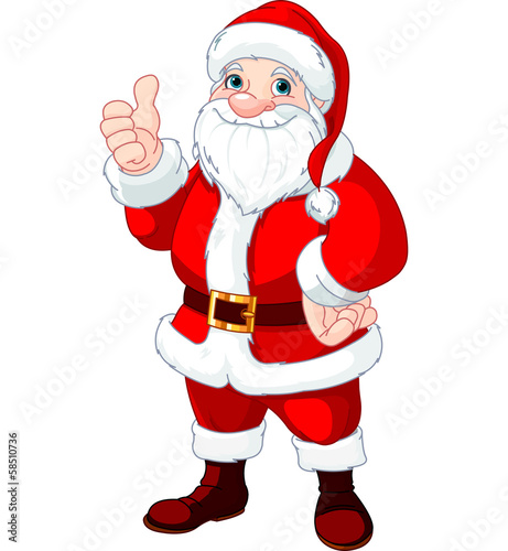 Thumbs Up Santa Claus
