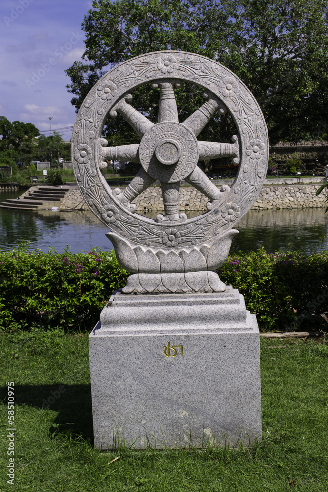 Fototapeta premium boundary marker of a temple