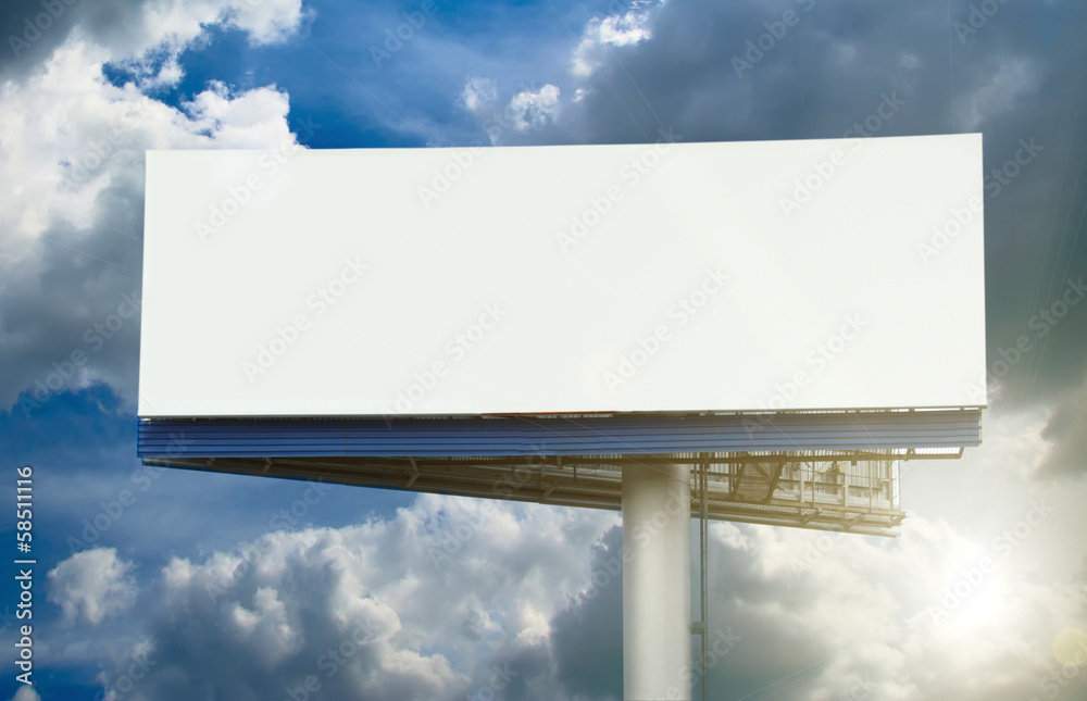Blank street billboard Blank street billboard