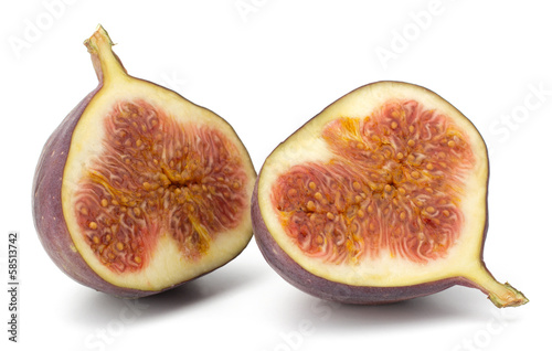 Fresh figs Fruits isolated on white background