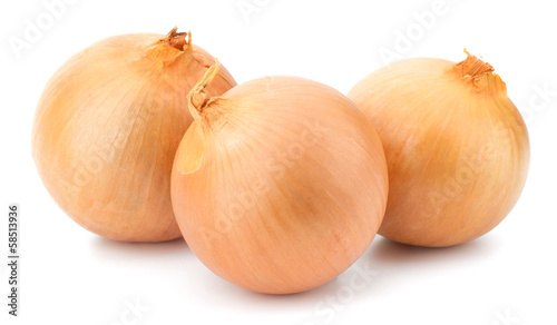 Wallpaper Mural Fresh bulbs of onion on a white background Torontodigital.ca