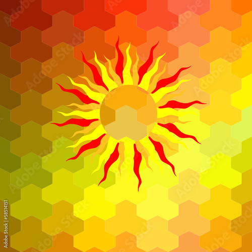 Retro pattern of geometric shapes. Colorful mosaic backdrop. 