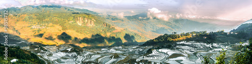 Rice terraces in Junnan