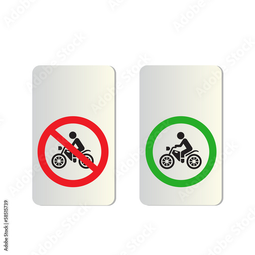 Motorcycle Signs