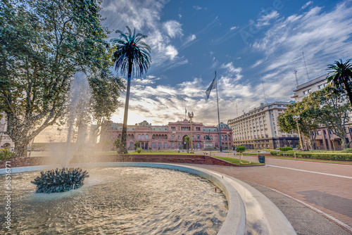 Plaza de Mayo in Buenos Aires, Argentina.