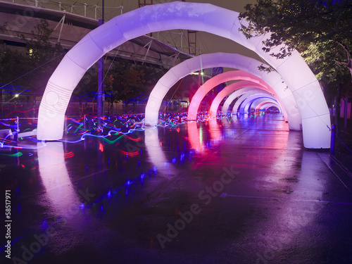 Electric Run Light Archs photo