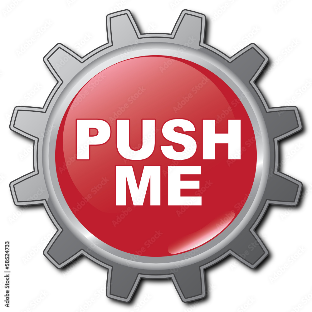 PUSH ME ICON PUSH ME ICON