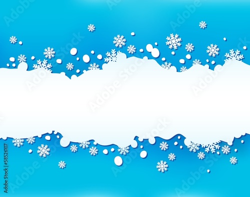 Snowflake theme background 6