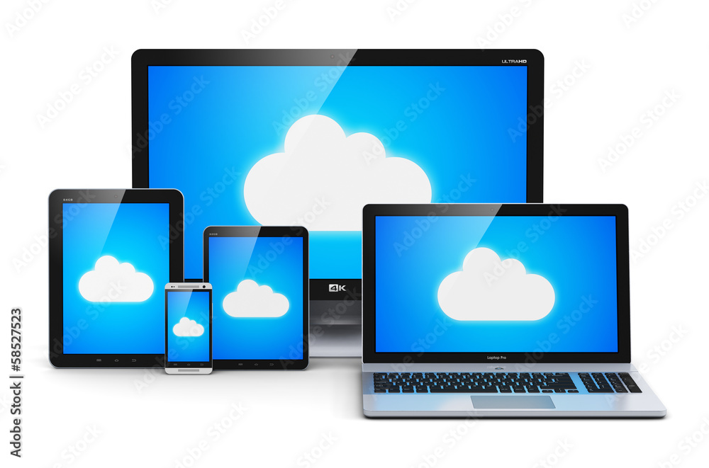 Cloud computing concept Cloud computing concept