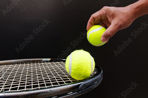 Hand put tennis ball  © JC_STOCKER