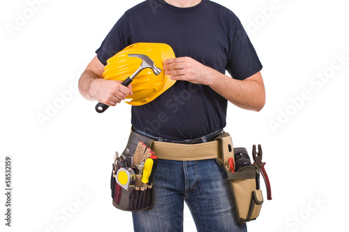 Blue collar worker.