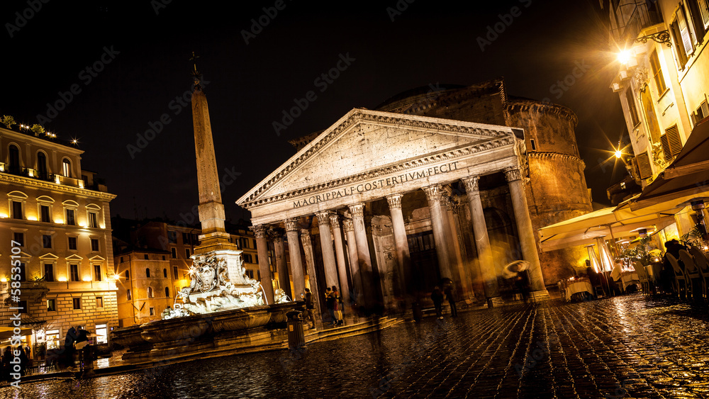 Pantheon at Night, Rome