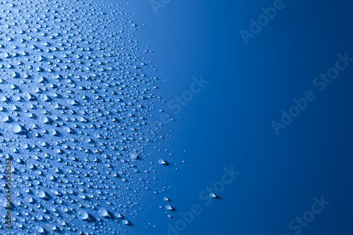 Abstract Water Drops Background with copy space