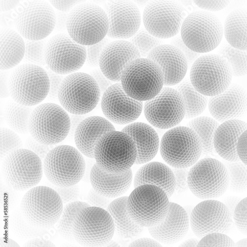 Lots of golf ball