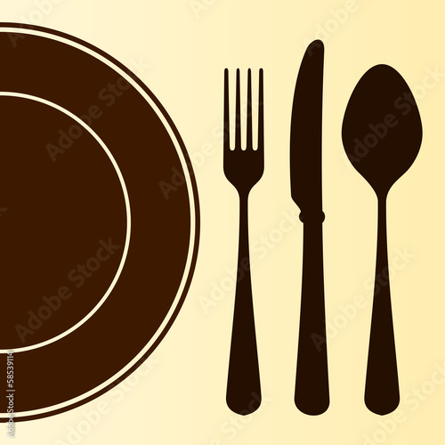 Plate and Cutlery