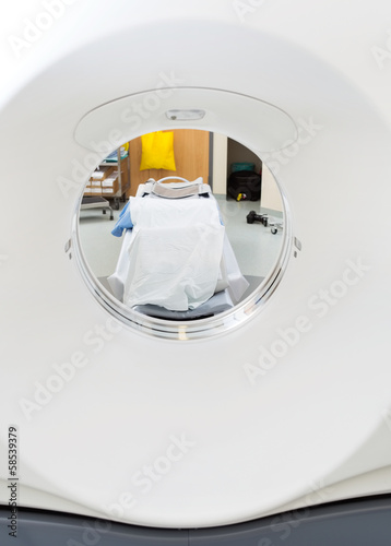 Closeup Of CT Scan Machine