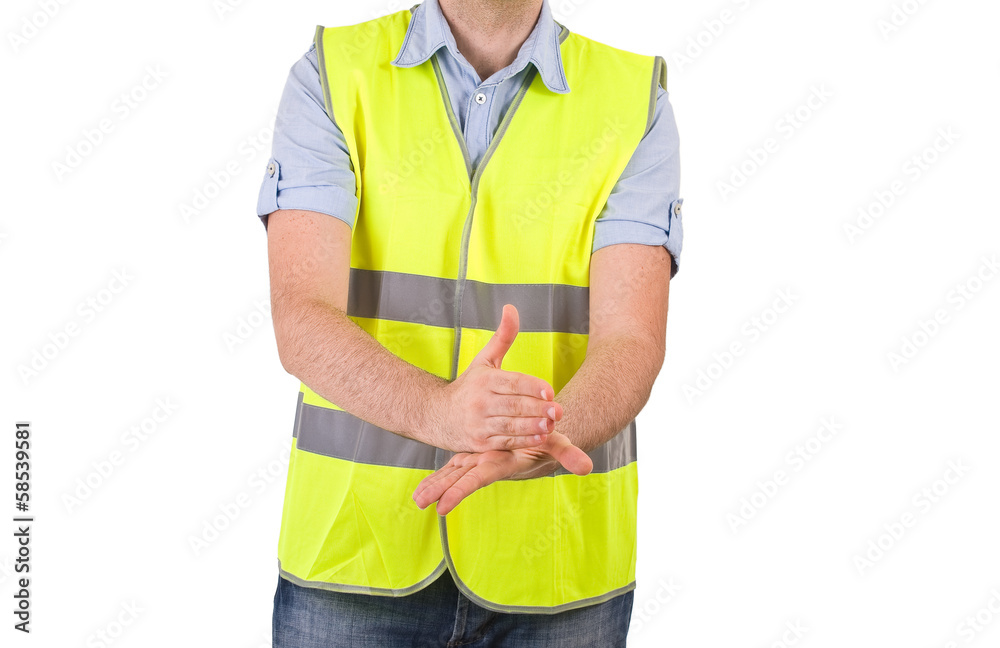 Blue collar worker. Blue collar worker.