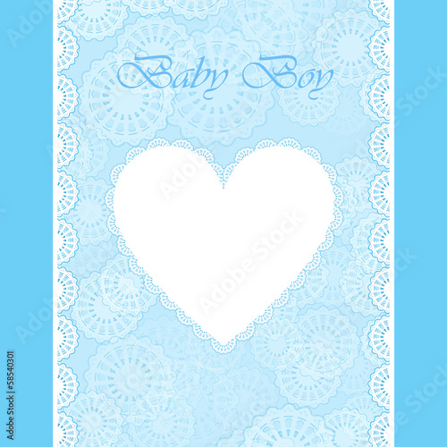 elegant baby born card