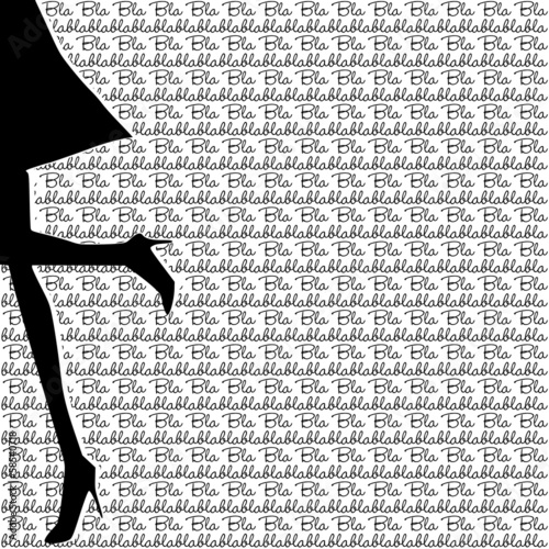 RAGAZZA BLA BLA BLA