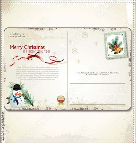 Vintage Christmas Postcard