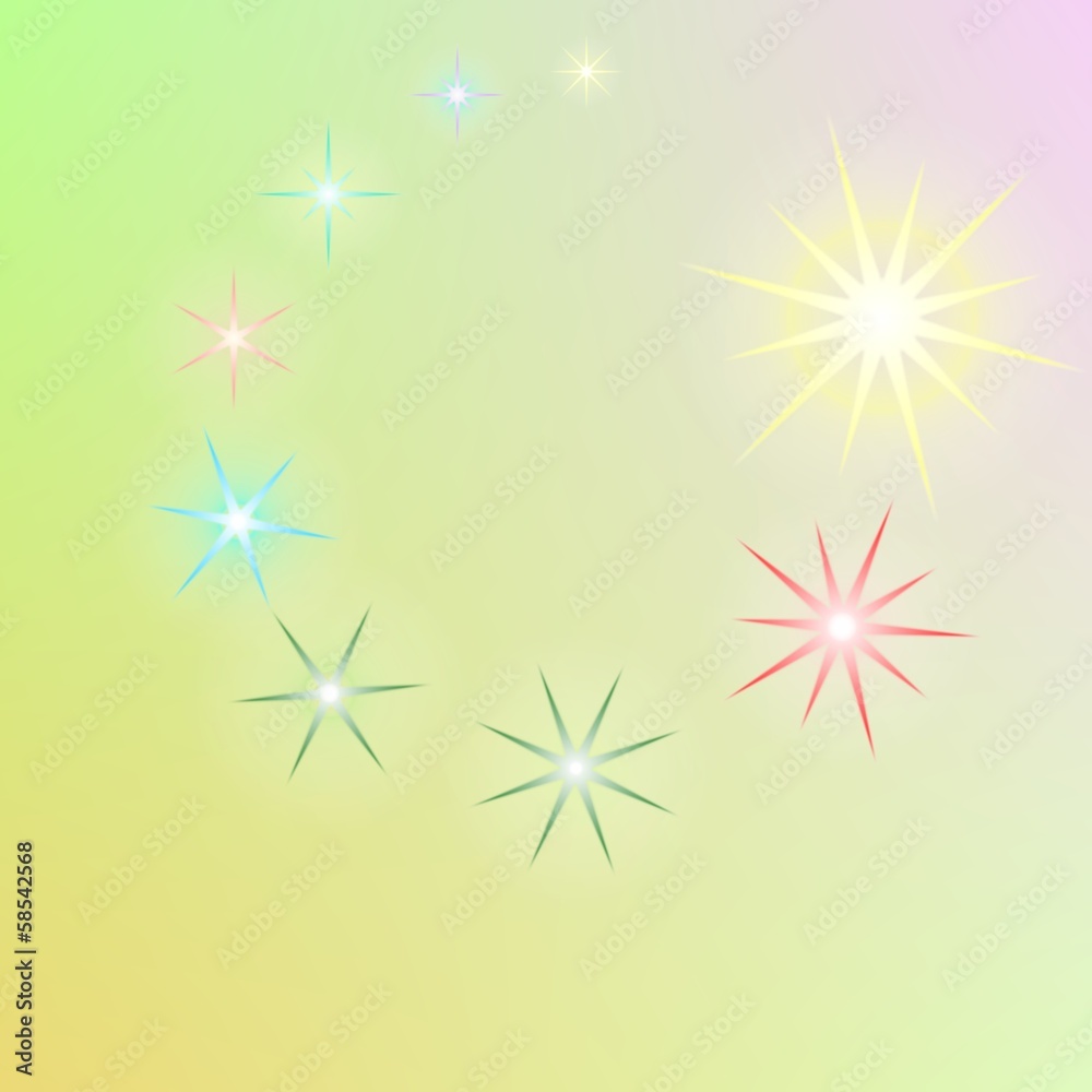 Hintergrund pastell mit Sternenkranz Hintergrund pastell mit Sternenkranz