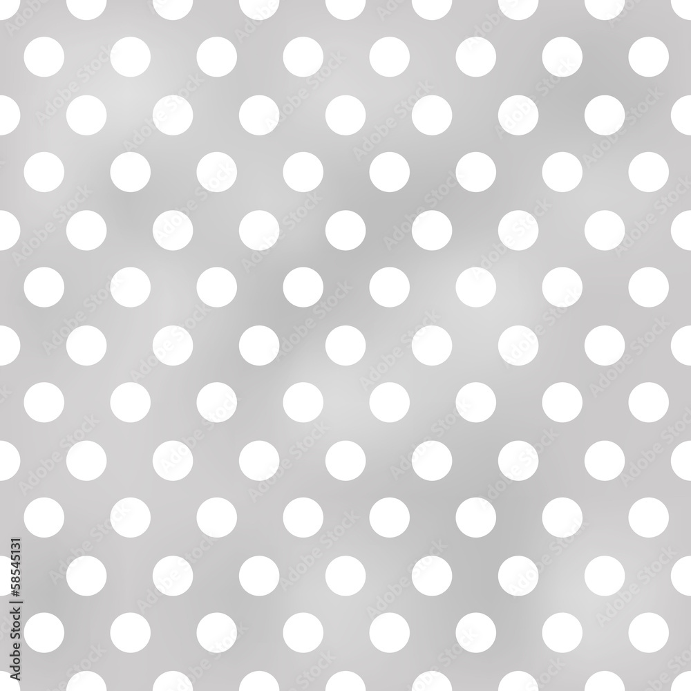 seamless polka dots grey pattern