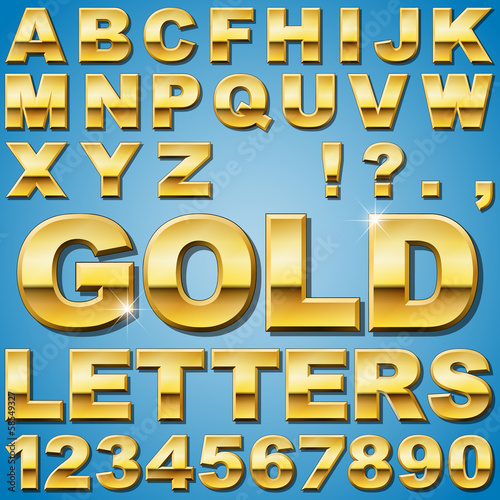 Gold Letters