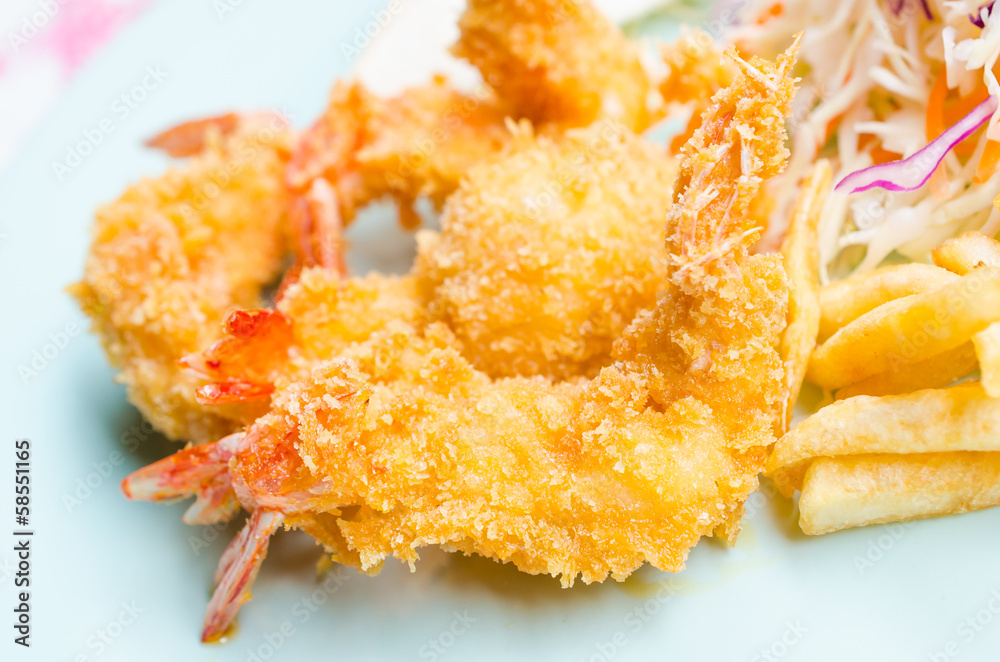 Fried shirmps Fried shirmps