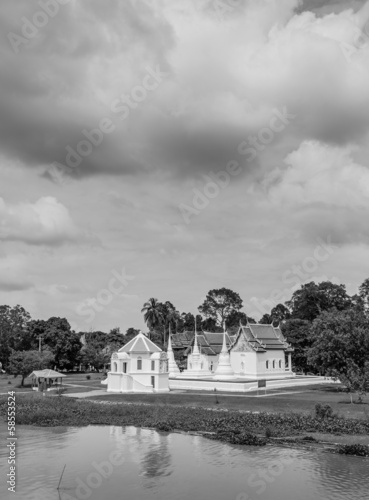 Ancient Thai temple of Wat Uposatharam in Uthai Thani, Thailand photo