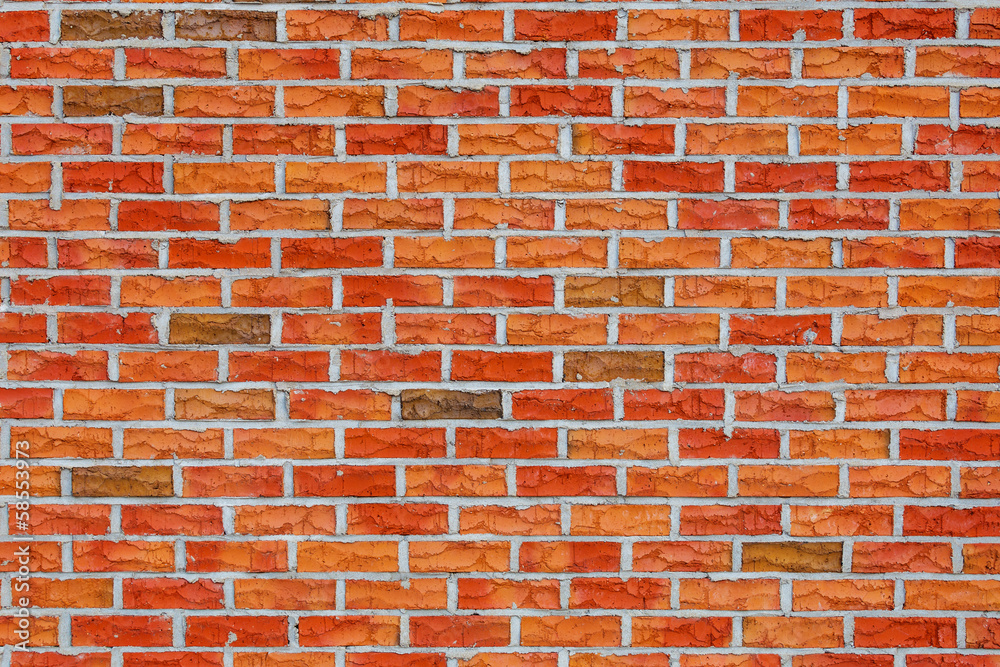Red brick wall Red brick wall