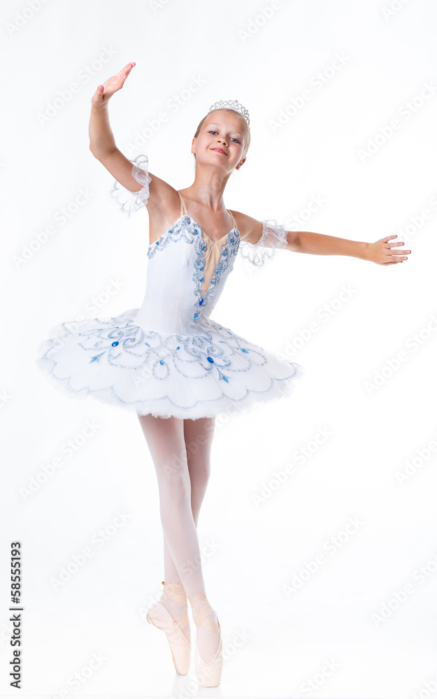 Naklejka premium Beautiful ballerina