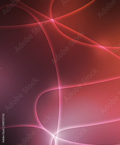 Red Shapes Abstract Background