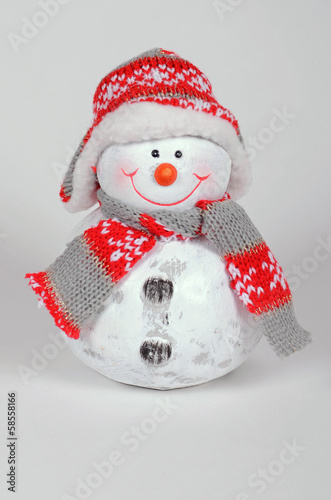 Obraz na płótnie schneemann - weihnachten w salonie