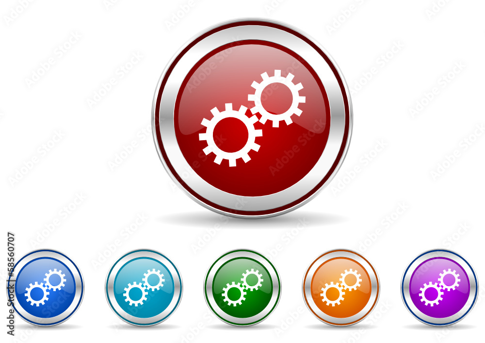 gear icon vector set gear icon vector set