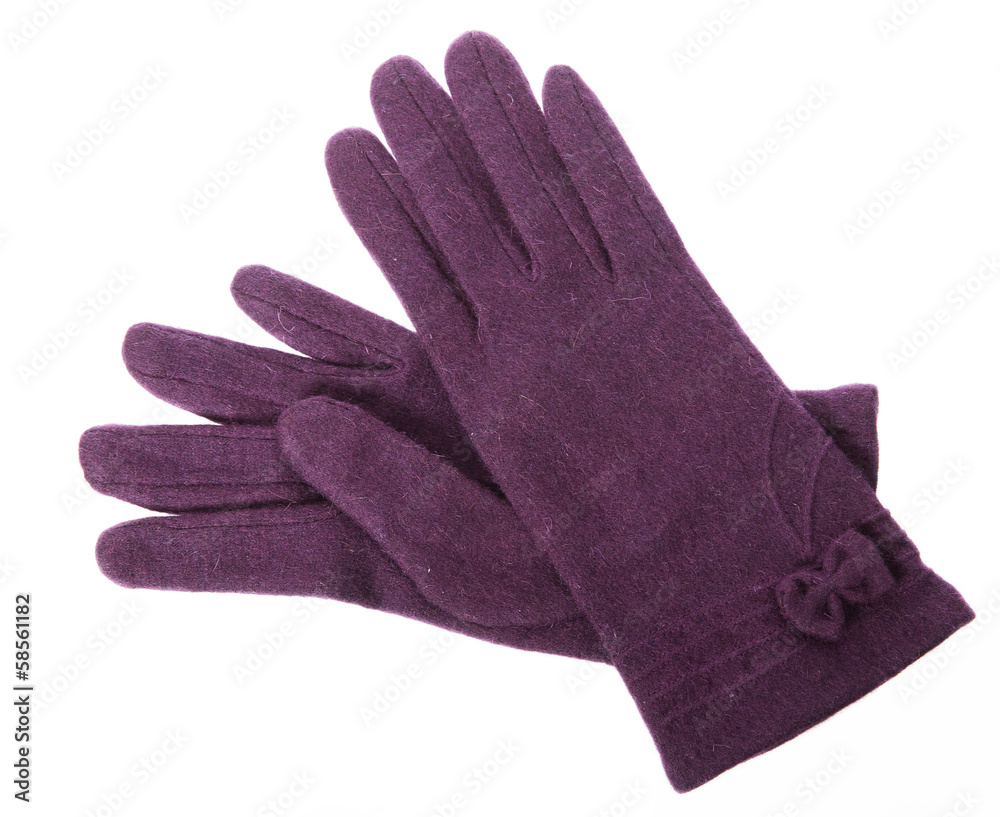 Purple gloves Purple gloves