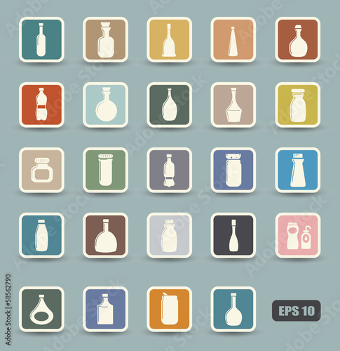 Bottle icons 