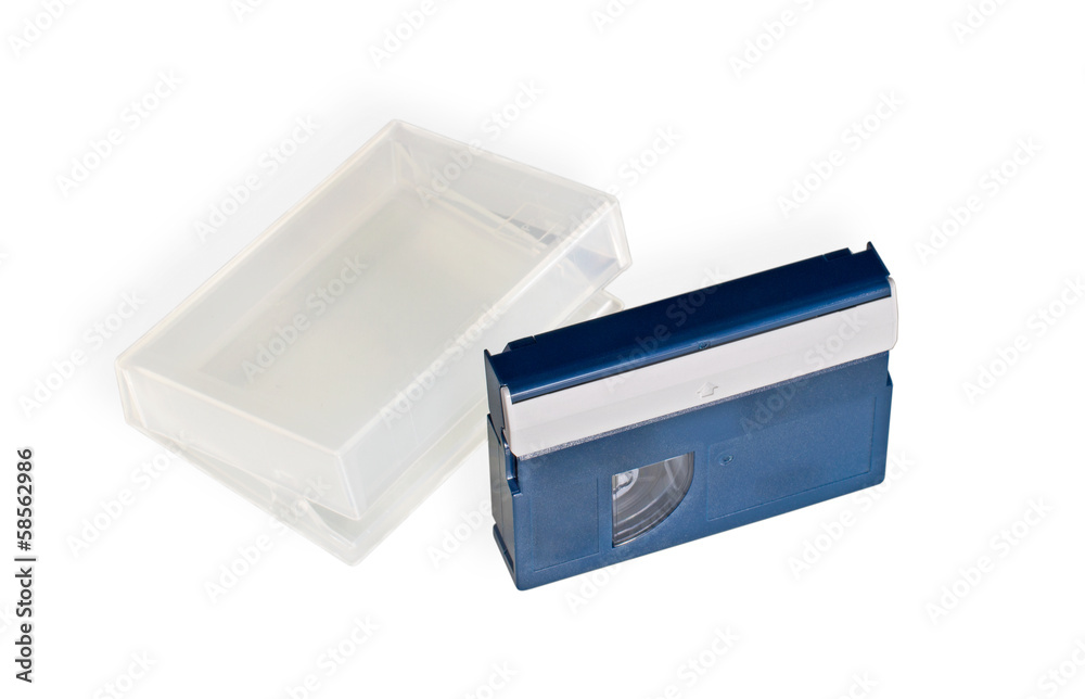 Mini DV video cassette with case Mini DV video cassette with case
