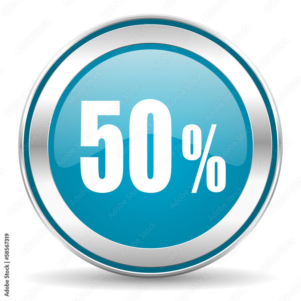 50 percent icon 50 percent icon