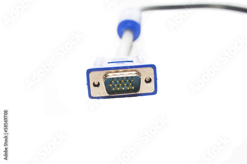 VGA cable connector and digital video cables