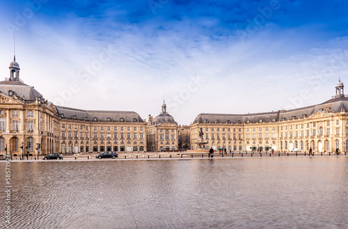 Place de la bourse à Bordeaux