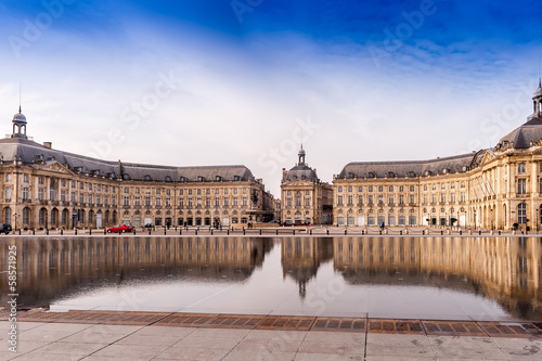 Place de la bourse à Bordeaux