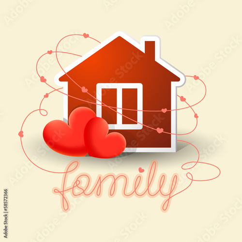 House and two hearts