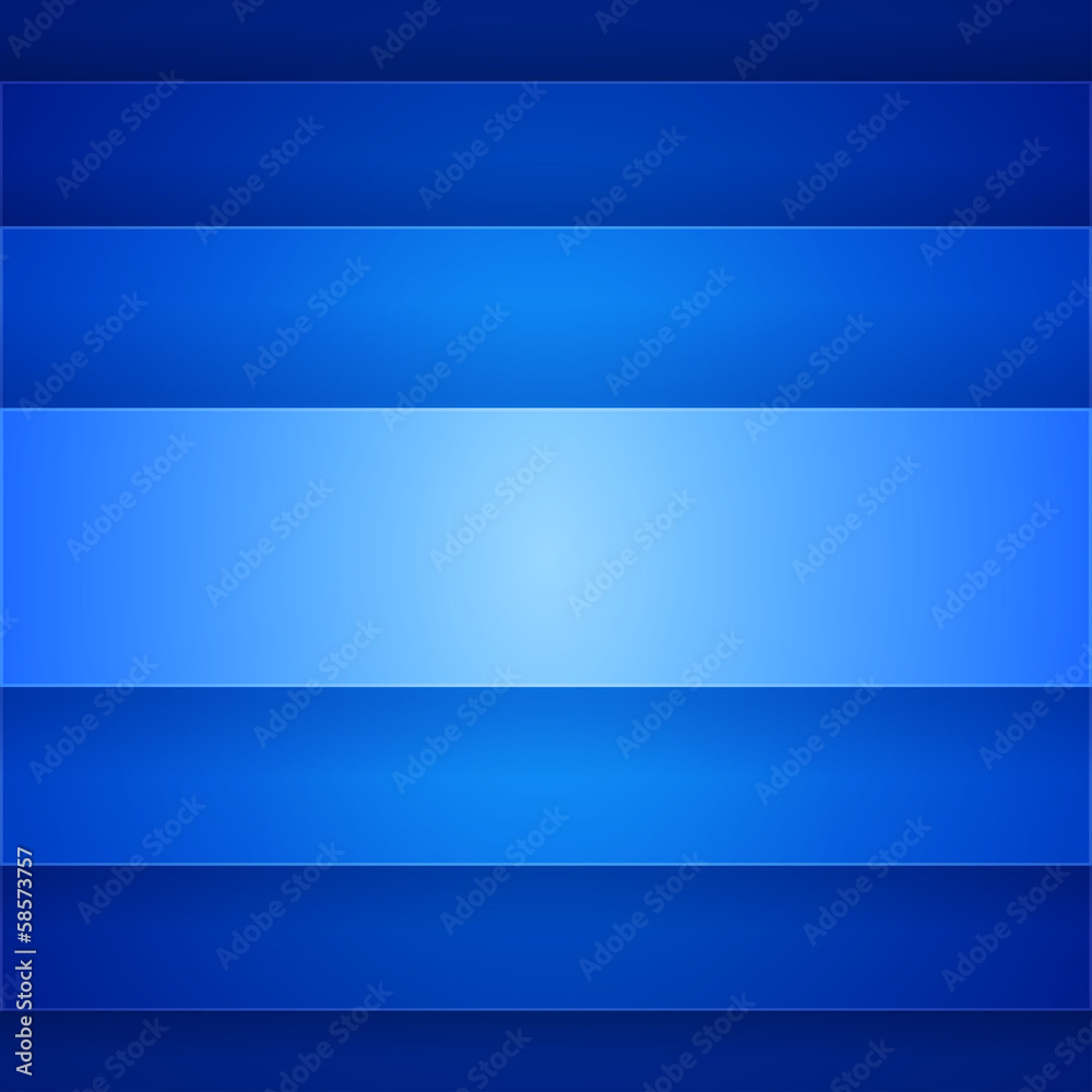 Abstract blue rectangle shapes vector background