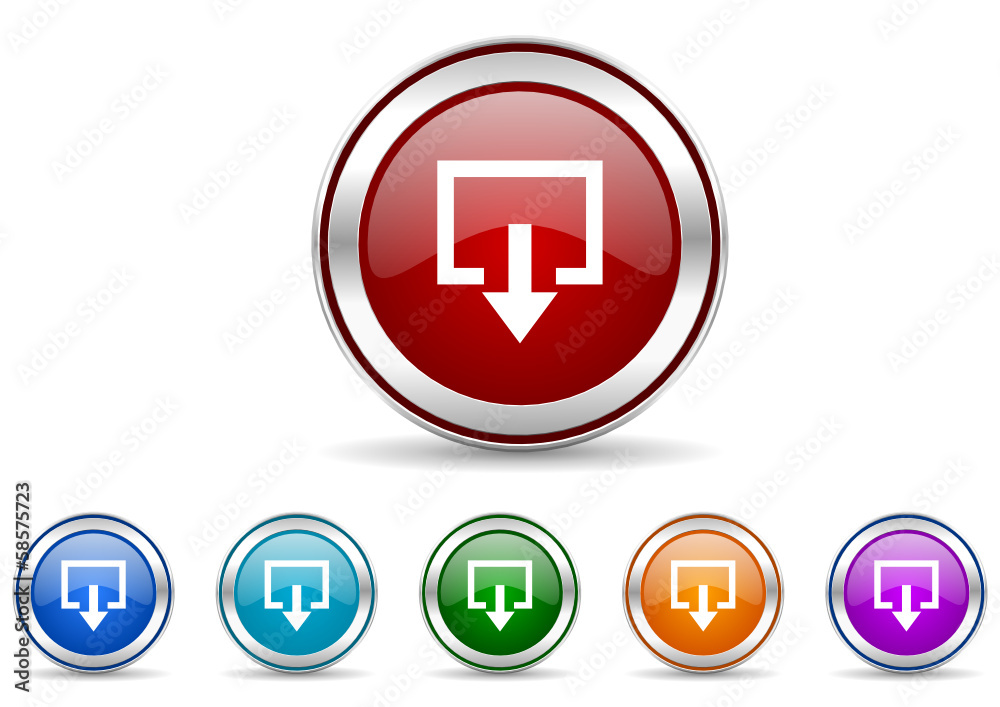 exit icon vector set exit icon vector set