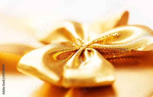 present with gold bow