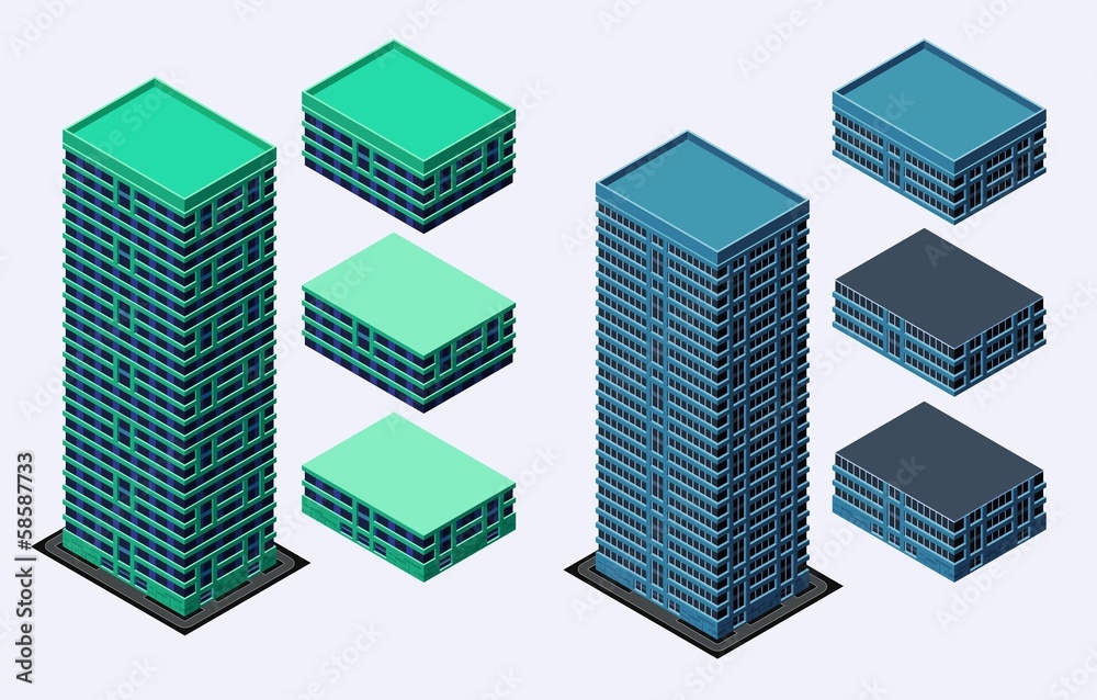 Isometric Building Isometric Building