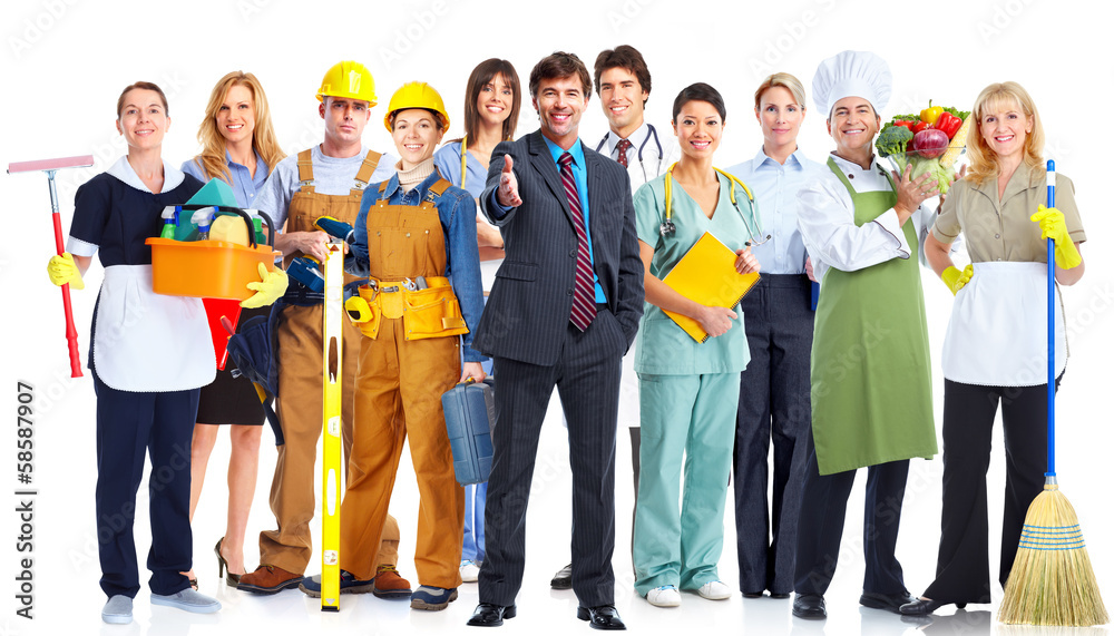 Fototapeta premium Group of business people.