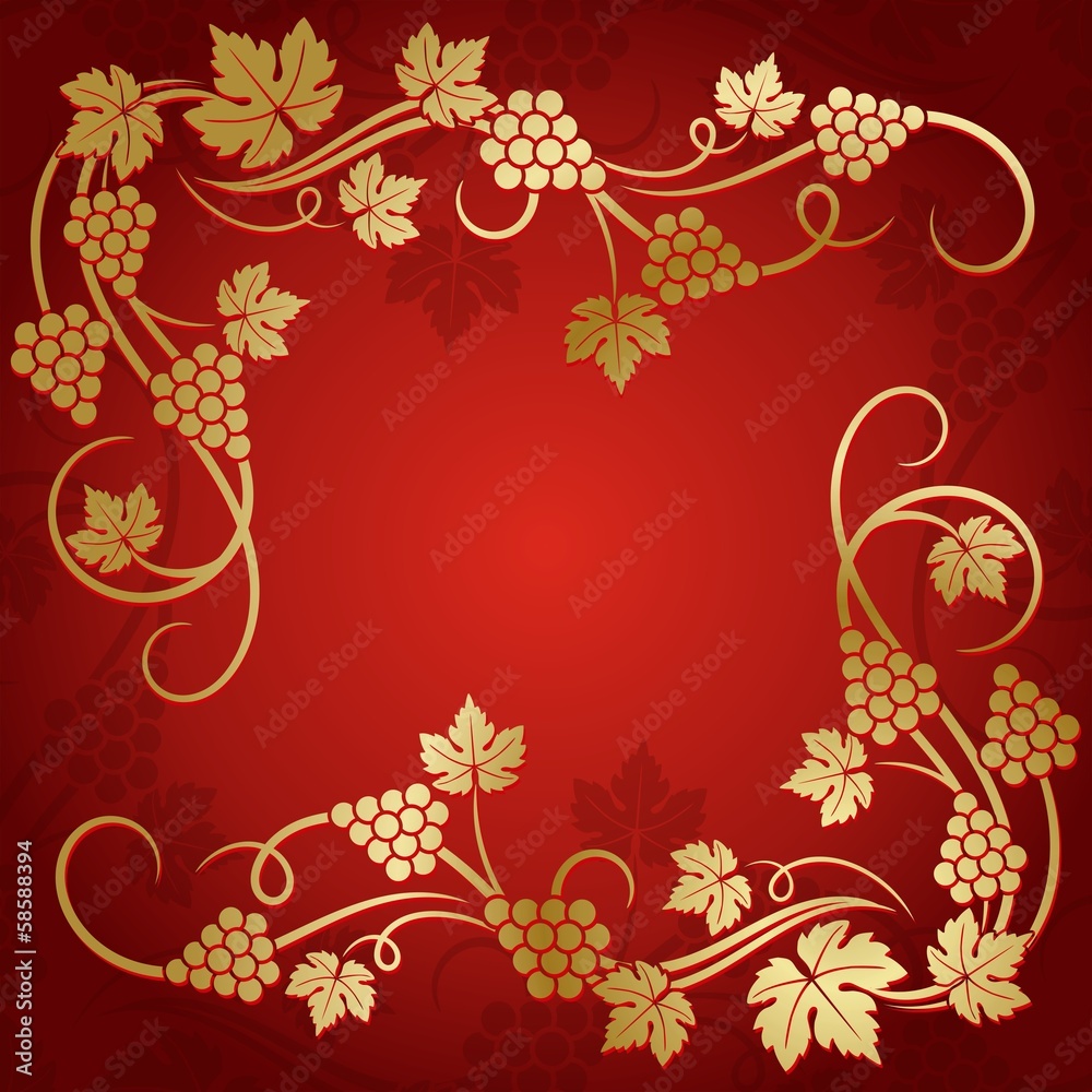 Grape vine background Grape vine background