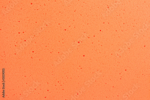 orange foam bubble